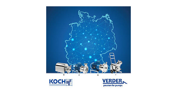 The Verder Group acquires the German hygienic sales organization Koch Pumpentechnik Vertriebs GmbH & Co. KG.